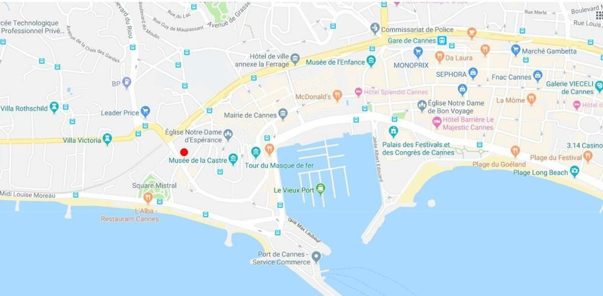 Appartement Cannes Bord De Mer Exterior foto